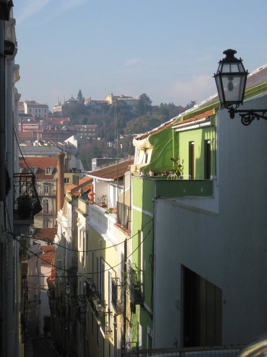 View from the path I took to get to my hostel. VERY local! 