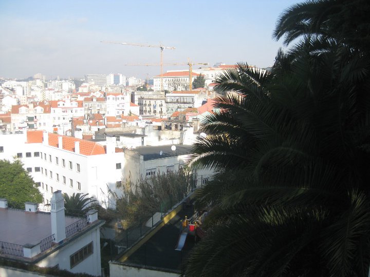 The view from where my hostel was located