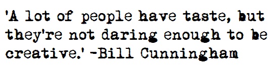 Street Fashion NYC Bill Cunningham