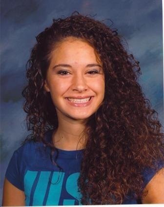 Jenna in high school