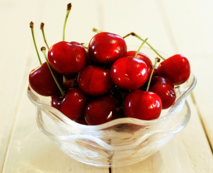 cherries face mask