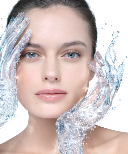 skin treatments with water