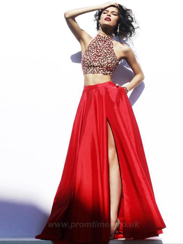 2015 Prom Crop Top Dress Promtines UK -01