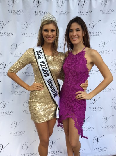 Caitlin Russell and Charlotte Trattner after the crowning.
