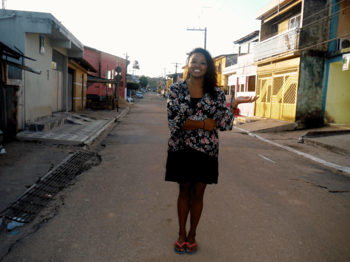 Rosemary in Belem, Brazil working with her ministry to help women in prostitution