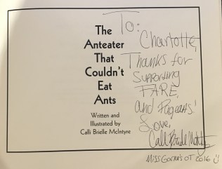 She even signed my copy!