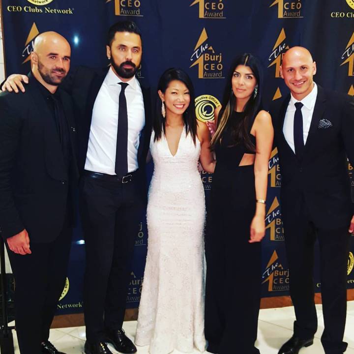 Group Shot with Athletes and Models at 2015 Walk This Way: From L-R: John Booty, Bill Hamid, Sean Franklin, Pierre Garçon, Chris Baker, Bradley Beal, Becky Lee, Garrett Temple, Gio Gonzalez, Alan Anderson, Gary Clark, Steven Birnbaum, Chris Pontius, Giuseppe Lanzone