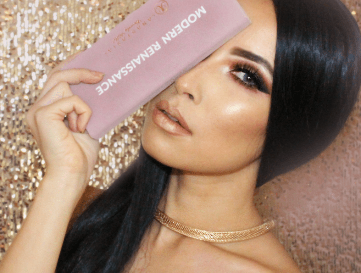 modern-renaissance-palette-vs-huda-beauty-rose-gold-makeup