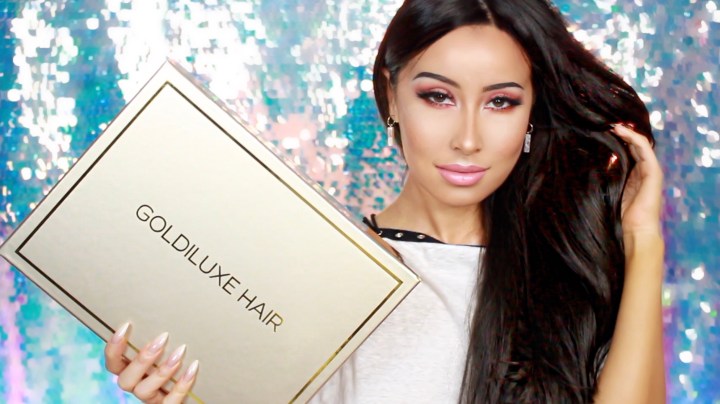 Goldiluxe Hair Extensions Review | Unboxing | Try&nbsp;On